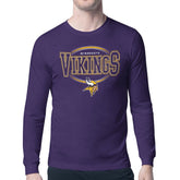Minnesota Vikings Starter Team Track Graphic Long Sleeve T-Shirt Purple