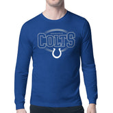 Indianapolis Colts Starter Team Track Graphic Long Sleeve T-Shirt Royal