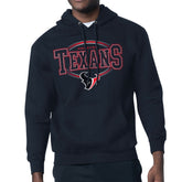 Houston Texans Starter Team Track Graphic Pullover Hoodie Navy
