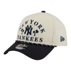 New York Yankees New Era 2026 Spring Training Fan Pack Rope A-Frame 9FORTY Adjustable Hat - Cream Hats