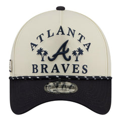 Atlanta Braves New Era 2026 Spring Training Fan Pack Rope A-Frame 9FORTY Adjustable Hat - Cream Hats