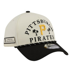 Pittsburgh Pirates New Era 2026 Spring Training Fan Pack Rope A-Frame 9FORTY Adjustable Hat - Cream Hats