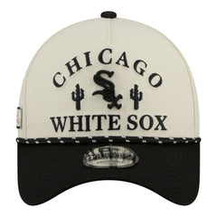 Chicago White Sox New Era 2026 Spring Training Fan Pack Rope A-Frame 9FORTY Adjustable Hat - Cream Hats