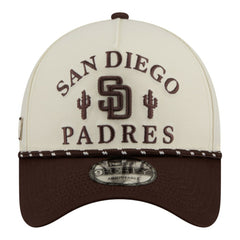 San Diego Padres New Era 2026 Spring Training Fan Pack Rope A-Frame 9FORTY Adjustable Hat - Cream Hats