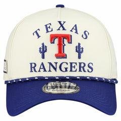 Texas Rangers New Era 2026 Spring Training Fan Pack Rope A-Frame 9FORTY Adjustable Hat - Cream Hats