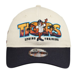 Detroit Tigers New Era Youth 2026 Spring Training Fan Pack Batter 9TWENTY Adjustable Hat - Stone/Navy Hats
