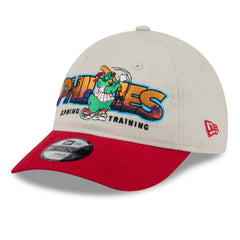 Philadelphia Phillies New Era Youth 2026 Spring Training Fan Pack Batter 9TWENTY Adjustable Hat - Stone/Red Hats