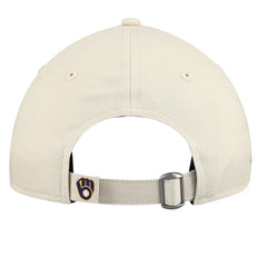 Milwaukee Brewers New Era Youth 2026 Spring Training Fan Pack Batter 9TWENTY Adjustable Hat - Stone/Navy Hats