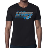 Detroit Lions Starter Logo Push Graphic T-Shirt Black