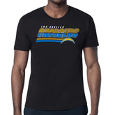 Los Angeles Chargers Starter Logo Push Graphic T-Shirt Black
