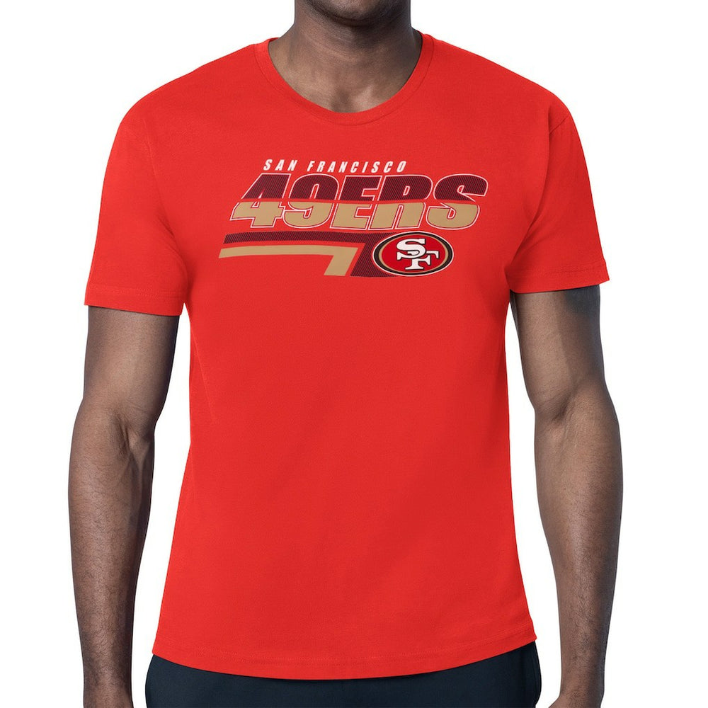 San Francisco 49ers Starter Logo Push Graphic T-Shirt Scarlet