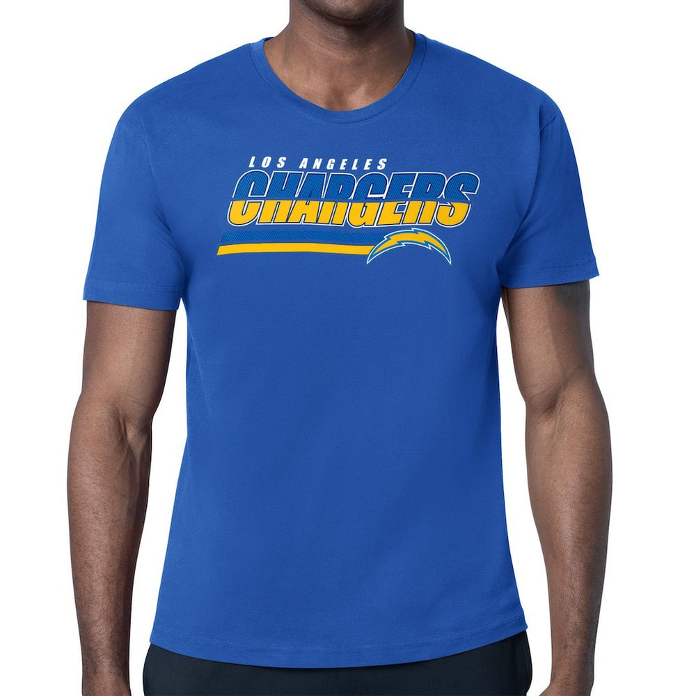 Los Angeles Chargers Starter Logo Push Graphic T-Shirt Royal