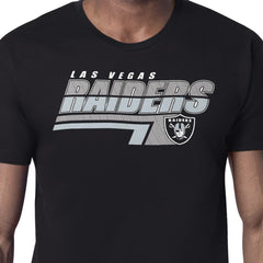 Las Vegas Raiders Starter Logo Push Graphic T-Shirt Black