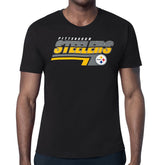 Pittsburgh Steelers Starter Logo Push Graphic T-Shirt Black