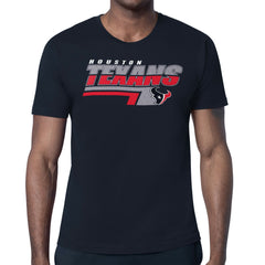Houston Texans Starter Logo Push Graphic T-Shirt Navy