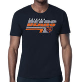 Chicago Bears Starter Logo Push Graphic T-Shirt Navy