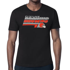 Cleveland Browns Starter Logo Push Graphic T-Shirt Black