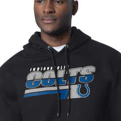 Indianapolis Colts Starter Logo Push Graphic Hoodie Black