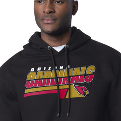 Arizona Cardinals Starter Logo Push Graphic Hoodie Black