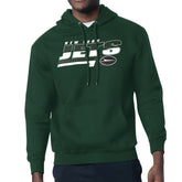 New York Jets Starter Logo Push Graphic Hoodie Green
