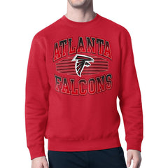 Atlanta Falcons Starter Team Grit Graphic Fleece Pullover Sweatshirt Red