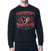 Houston Texans Starter Team Grit Graphic Fleece Pullover Sweatshirt Navy
