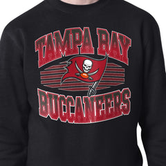Tampa Bay Buccaneers Starter Team Grit Graphic Fleece Pullover Sweatshirt Black