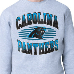 Carolina Panthers Starter Team Grit Graphic Fleece Pullover Sweatshirt Heather Gray