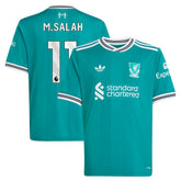 Mohamed Salah Liverpool Youth 2025/26 Third Replica Player Jersey Green