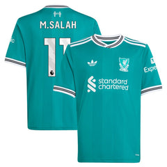 Mohamed Salah Liverpool Youth 2025/26 Third Replica Player Jersey Green