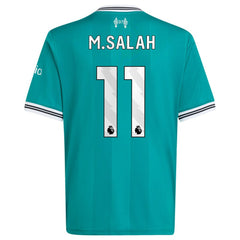 Mohamed Salah Liverpool Youth 2025/26 Third Replica Player Jersey Green