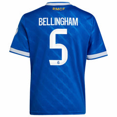 Jude Bellingham Real Madrid Youth 2025/26 Third Replica Player Jersey Blue