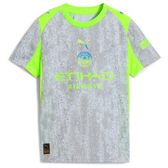 Manchester City Youth 2025/26 Third Replica Jersey Green/Neon Green