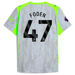 Manchester City 2025/26 Third Jersey Green/Neon Green