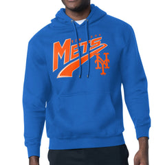 New York Mets Starter Modern Tailsweep Fleece Tri-Blend Pullover Hoodie - Royal Hoodies
