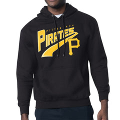 Pittsburgh Pirates Starter Modern Tailsweep Fleece Tri-Blend Pullover Hoodie - Black Hoodies