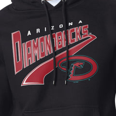 Arizona Diamondbacks Starter Modern Tailsweep Fleece Tri-Blend Pullover Hoodie - Black Hoodies