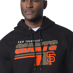 San Francisco Giants Starter Logo Push Graphic Hoodie - Black Hoodies