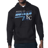 Kansas City Royals Starter Logo Push Graphic Hoodie - Black Hoodies