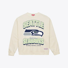 Seattle Seahawks Women's Tonal Arch Sweatshirt Cream