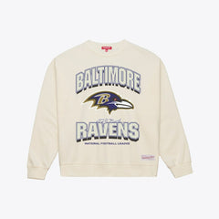 Baltimore Ravens Women's Tonal Arch Sweatshirt Cream