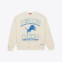 Detroit Lions Women's Tonal Arch Sweatshirt Cream