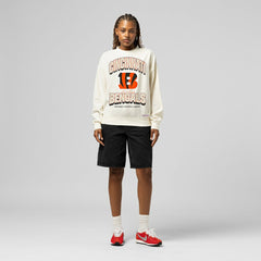 Cincinnati Bengals Women's Tonal Arch Sweatshirt Cream