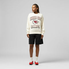 Kansas City Chiefs Women's Tonal Arch Sweatshirt Cream