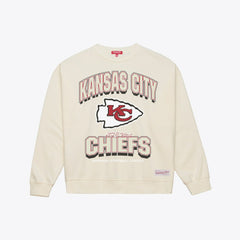 Kansas City Chiefs Women's Tonal Arch Sweatshirt Cream