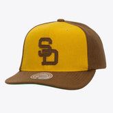 San Diego Padres Unisex Vintage Fit Melton Wool Adjustable Hat - Gold Hats