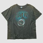 Miami Marlins Starter 90s T-Shirt - Black - 2XL By Fanatics Real Vintage T-shirts
