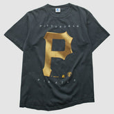 Pittsburgh Pirates Starter 90s T-Shirt - Black - M By Fanatics Real Vintage T-shirts