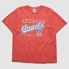 Los Angeles Angels Dynasty 2000s T-Shirt - Red - M By Fanatics Real Vintage T-shirts