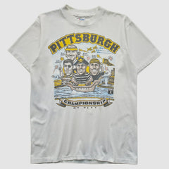 Pittsburgh Pirates Hanes 90s T-Shirt - White - S By Fanatics Real Vintage T-shirts